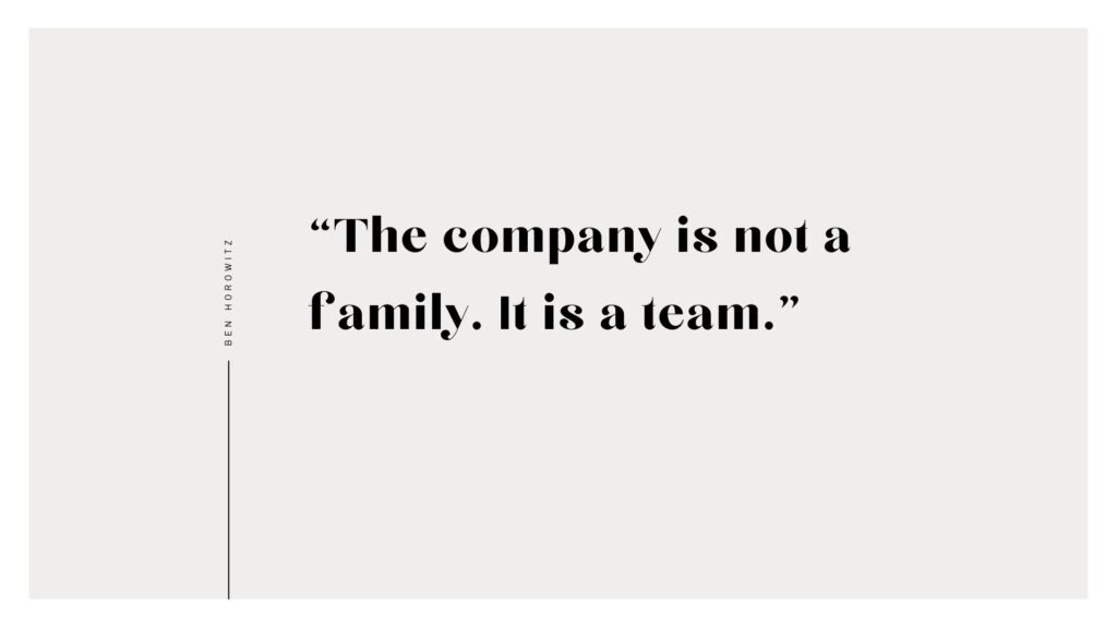 Your Colleagues Are Not A Family